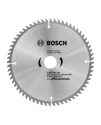 bosch PIŁA DO ALUMINIUM 210x30mm 64-ZĘBY ECO nr 2