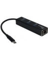 HUB 3Port Inter-Tech Argus IT-410 1x RJ45 Gigabit Lan passiv Black - nr 13