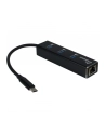 HUB 3Port Inter-Tech Argus IT-410 1x RJ45 Gigabit Lan passiv Black - nr 1