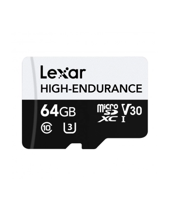 Lexar High-Endurance 64GB Micro SDXC Do 100Mb/S Sd nr 2