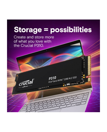 crucial Dysk SSD P310 1TB M.2 NVMe PCIe 4.0 2280 7100/6000