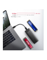 axagon EEM2-GTS2 Obudowa zewnętrzna aluminiowa bezśrubowa USB-C 3.2 Gen 2 M.2 NVMe ' SATA SSD + USB-A - USB-C redukcja - nr 35