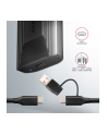 axagon EEM2-GTS2 Obudowa zewnętrzna aluminiowa bezśrubowa USB-C 3.2 Gen 2 M.2 NVMe ' SATA SSD + USB-A - USB-C redukcja - nr 36