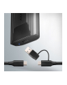 axagon EEM2-GTS2 Obudowa zewnętrzna aluminiowa bezśrubowa USB-C 3.2 Gen 2 M.2 NVMe ' SATA SSD + USB-A - USB-C redukcja - nr 42
