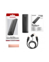 axagon EEM2-GTS2 Obudowa zewnętrzna aluminiowa bezśrubowa USB-C 3.2 Gen 2 M.2 NVMe ' SATA SSD + USB-A - USB-C redukcja - nr 47