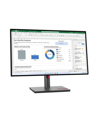 lenovo Monitor 27 cali ThinkVision P27q-30 WLED LCD 63A2GAT1(wersja europejska)