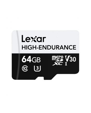 Lexar High-Endurance 64GB Micro SDXC Do 100Mb/S Sd nr 2