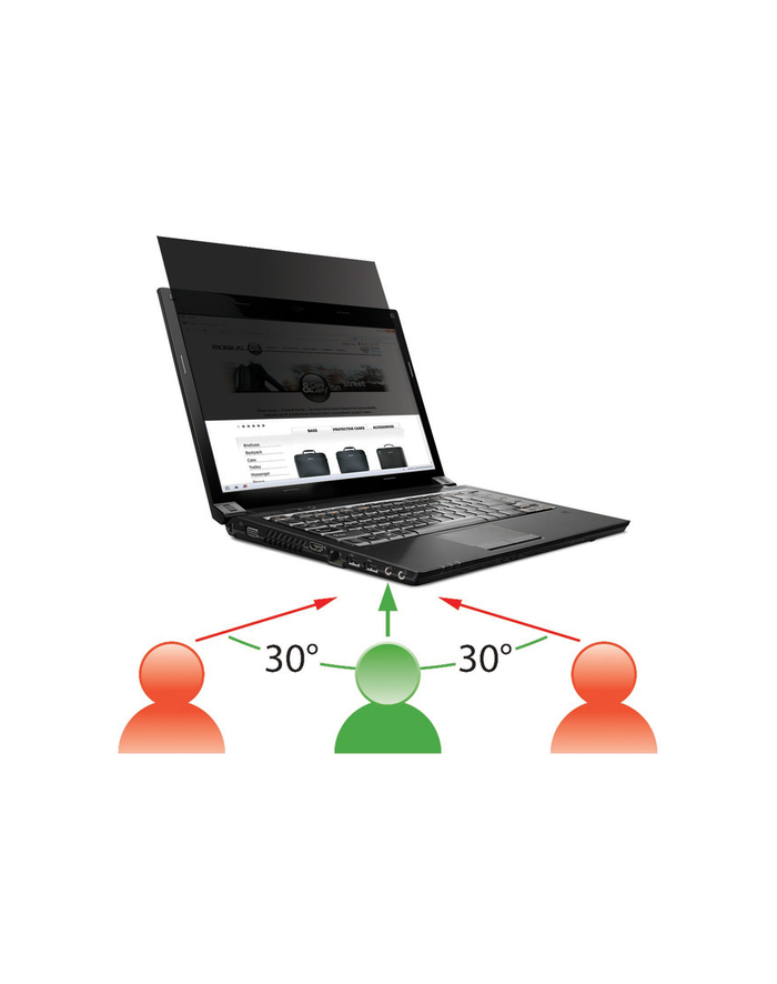 Mobilis Filtr Privacy Filter 13.3'' W (16:10) Dim : 286,4x179mm (16226) główny