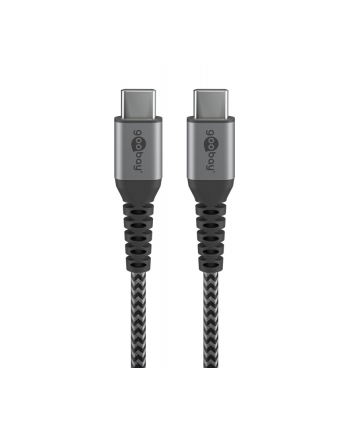 Kabel USB-C 2.0 0,48 Gb/s Goobay TEXTIL 1m