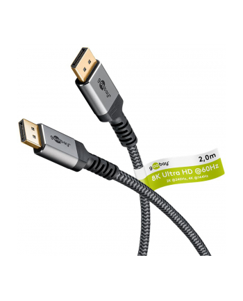 Goobay Displayport 1.4 Szary 2M (RB65265) nr 2
