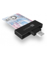Connect It Usb Čtečka Eobčanek A Čipových Karet, Czarna (0000052276) - nr 1