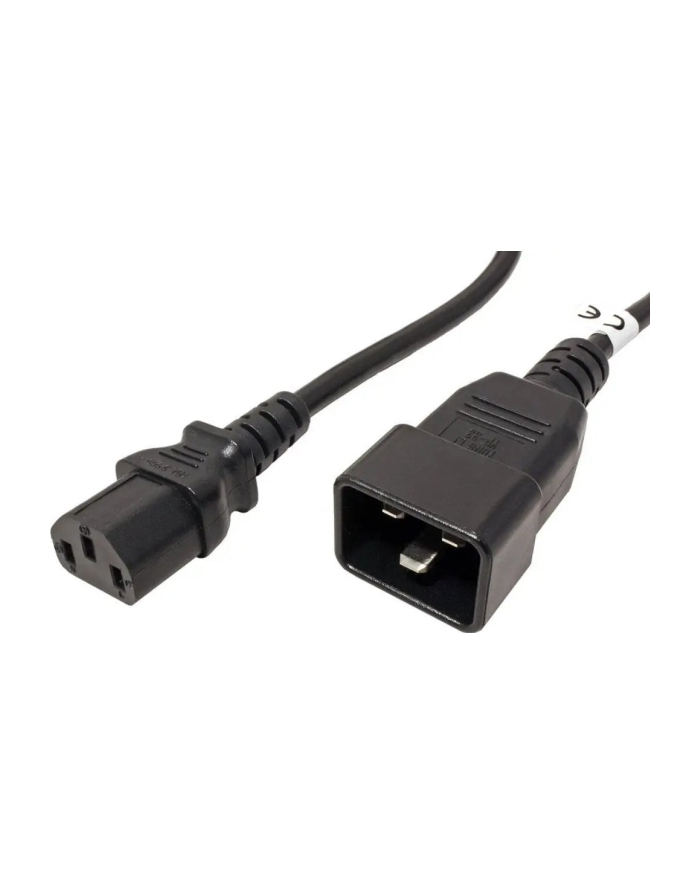 Premiumcord Kabel síťový propojovací 230V 10A 2m, konektory IEC 320 C13 - IEC 320 C20 (PRC) główny