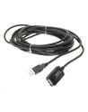 PREMIUMCORD  AKTYWNY KABEL PRZEDŁUŻAJĄCY USB Z REPEATER 5 M, GNIAZDO USB A NA WTYCZKĘ A, KABEL USB 2.0 HIGH SPEED 2 X EKRANOWANY, AWG20/28, KOLOR CZAR - nr 1