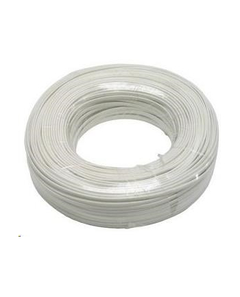 PREMIUMCORD PREMIUMCORD KABEL TELEFONNÍ 4 ŽÍLY BIAŁA 100M  (44246)