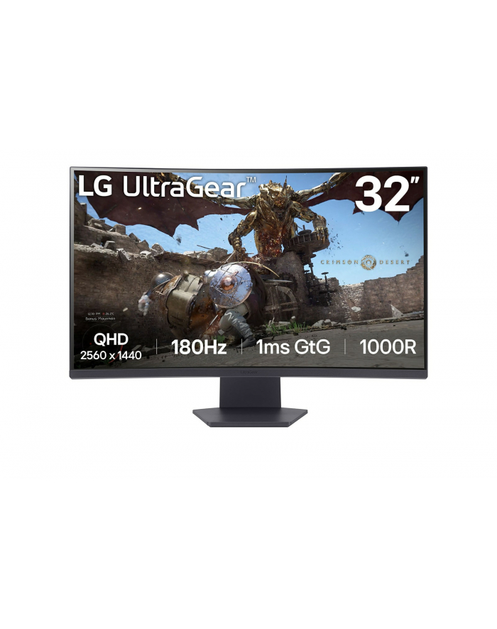 LG 32'' 32GS60QC-B QHD   2560 x 1440 pixels  300 cd VA główny