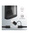 axagon EEM2-GTS2 Obudowa zewnętrzna aluminiowa bezśrubowa USB-C 3.2 Gen 2 M.2 NVMe ' SATA SSD + USB-A - USB-C redukcja - nr 18