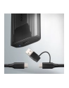 axagon EEM2-GTS2 Obudowa zewnętrzna aluminiowa bezśrubowa USB-C 3.2 Gen 2 M.2 NVMe ' SATA SSD + USB-A - USB-C redukcja - nr 44