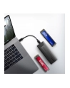 axagon EEM2-GTS2 Obudowa zewnętrzna aluminiowa bezśrubowa USB-C 3.2 Gen 2 M.2 NVMe ' SATA SSD + USB-A - USB-C redukcja - nr 47