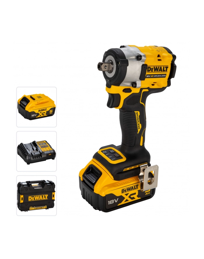 Dewalt Akumulatorowy Klucz Udarowy 1/2 18V 2X 5.0Ah Li Ion Tstak DCF922P2TQW główny