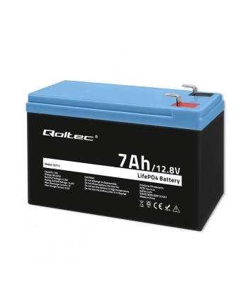 qoltec Akumulator LiFePO4 Litowo-Żelazowo-Fosforanowy | 12.8V |  7Ah |  89.6Wh | BMS nr 2