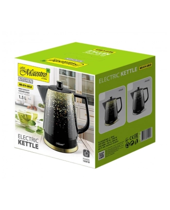feel-maestro Ceramiczny czajnik elektryczny 1,5l 1500W MR-074-SILVER nr 1