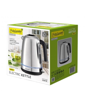 feel-maestro Czajnik elektryczny metalowy 1,7l  2200W  MR-050 nr 1