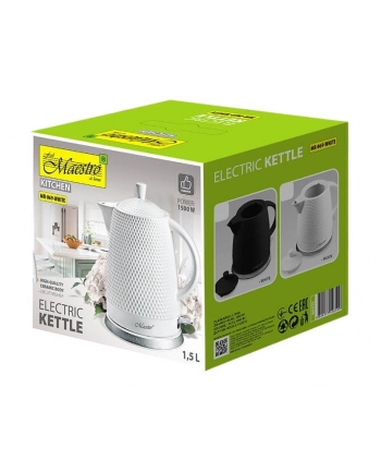feel-maestro Ceramiczny czajnik elektryczny 1,5l  1500W  MR-069-BLACK nr 1