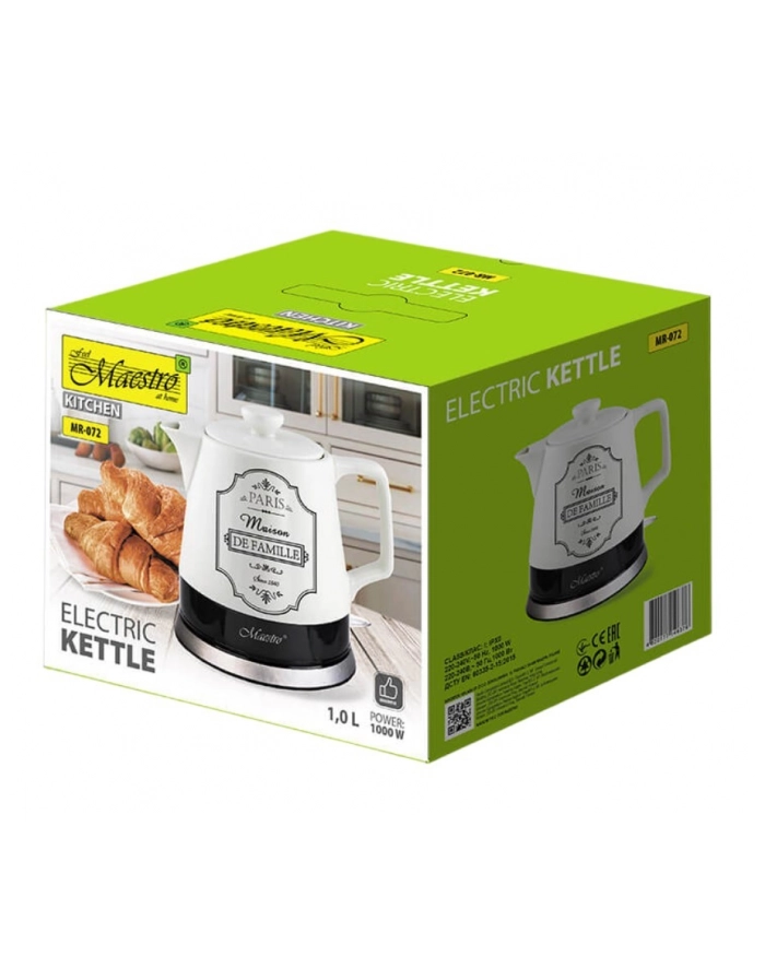 feel-maestro Ceramiczny czajnik elektryczny 'PARIS MAISON'  1,0l  1200W  MR-072 główny