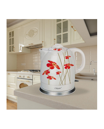 feel-maestro Ceramiczny czajnik elektryczny 1,5l  1200W  MR-066-RED nr 1
