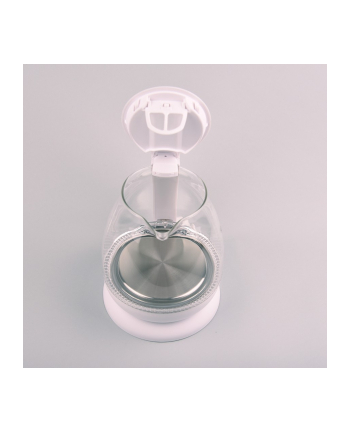 feel-maestro Czajnik elektryczny szklany 1l 1100W MR-055-WHITE nr 2