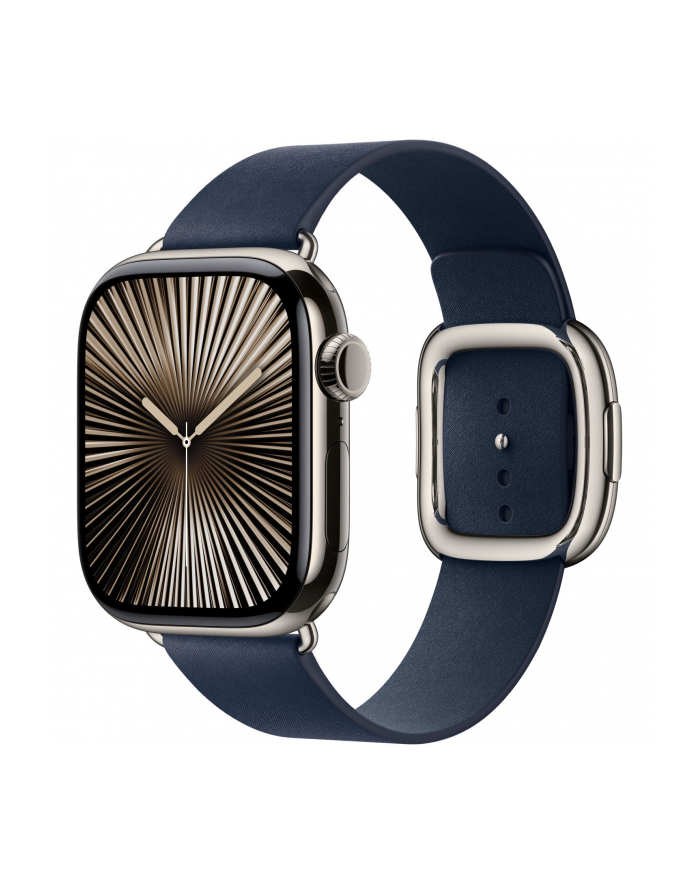 apple Pasek w kolorze głębinowego błękitu z klamrą nowoczesną do koperty 42 mm - rozmiar M główny