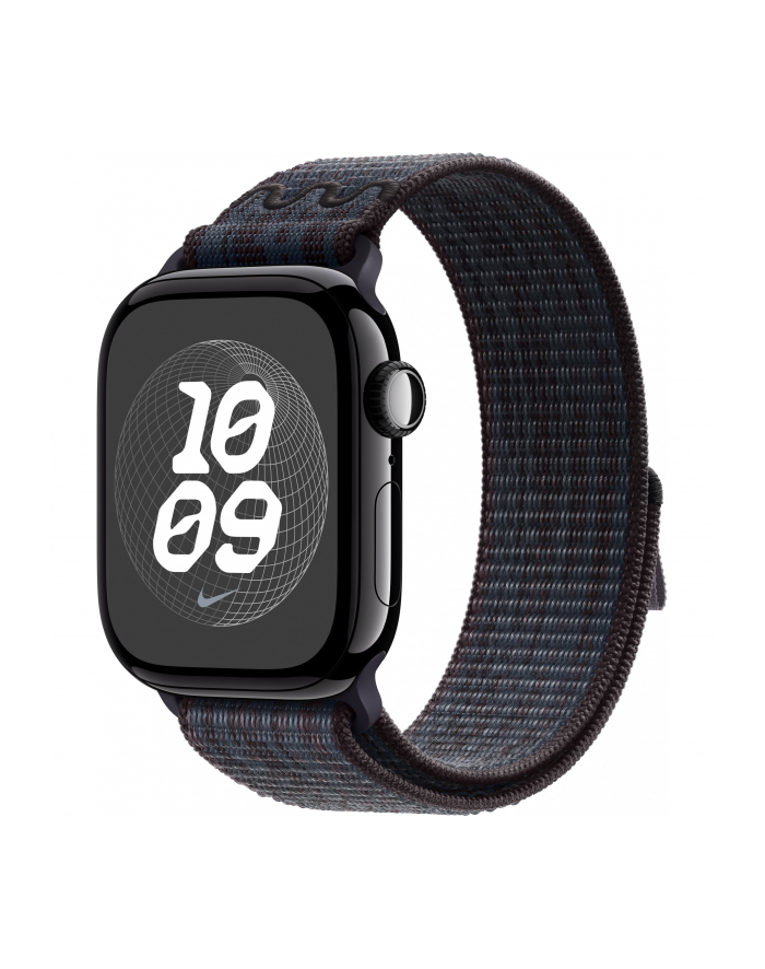 apple Opaska sportowa Nike w kolorze czarnym/niebieskim do koperty 42 mm główny