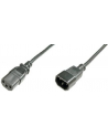 digitus Kabel przedłużający zasilający Typ IEC C14/IEC C13 M/Ż czarny 1,8m - nr 13