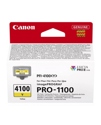 canon Tusz PFI-4100 Y Żółty 6780C001