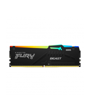 kingston Pamięć DDR5 Fury Beast Bla RGB  32GB(2*16GB)/6000  CL36
