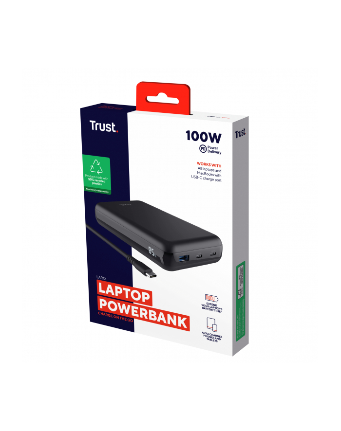 trust Powerbank LARO 100W LAPTOP główny