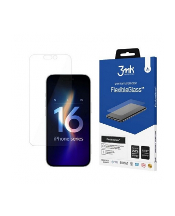3mk Szkło hybrydowe FlexibleGlass iPhone 16 Pro