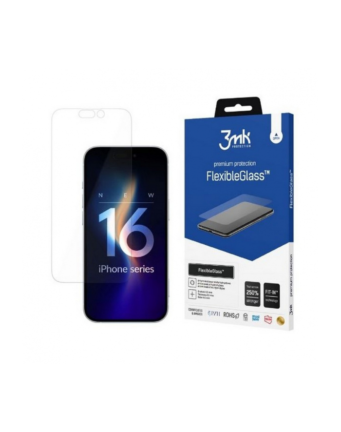 3mk Szkło hybrydowe FlexibleGlass iPhone 16 Pro Max główny