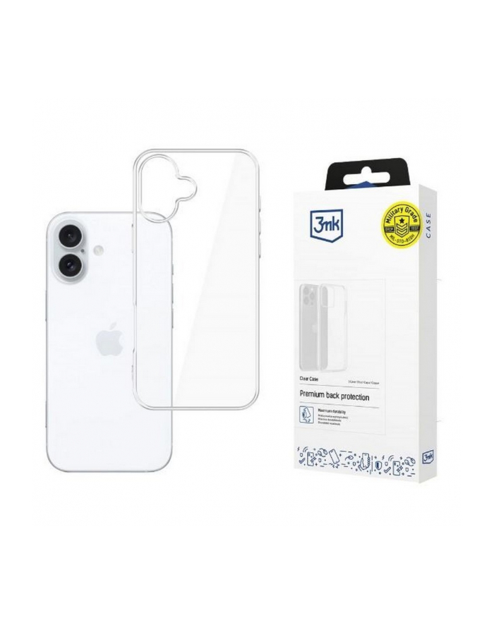 3mk Etui przezroczyste iPhone 16 Plus 6,7 cala główny