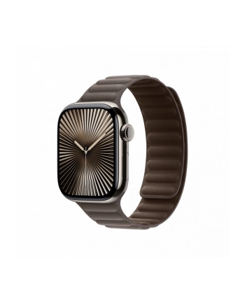 apple Pasek karbowany magnetyczny w kolorze szarobrązowym do koperty 42 mm - rozmiar M/L nr 1