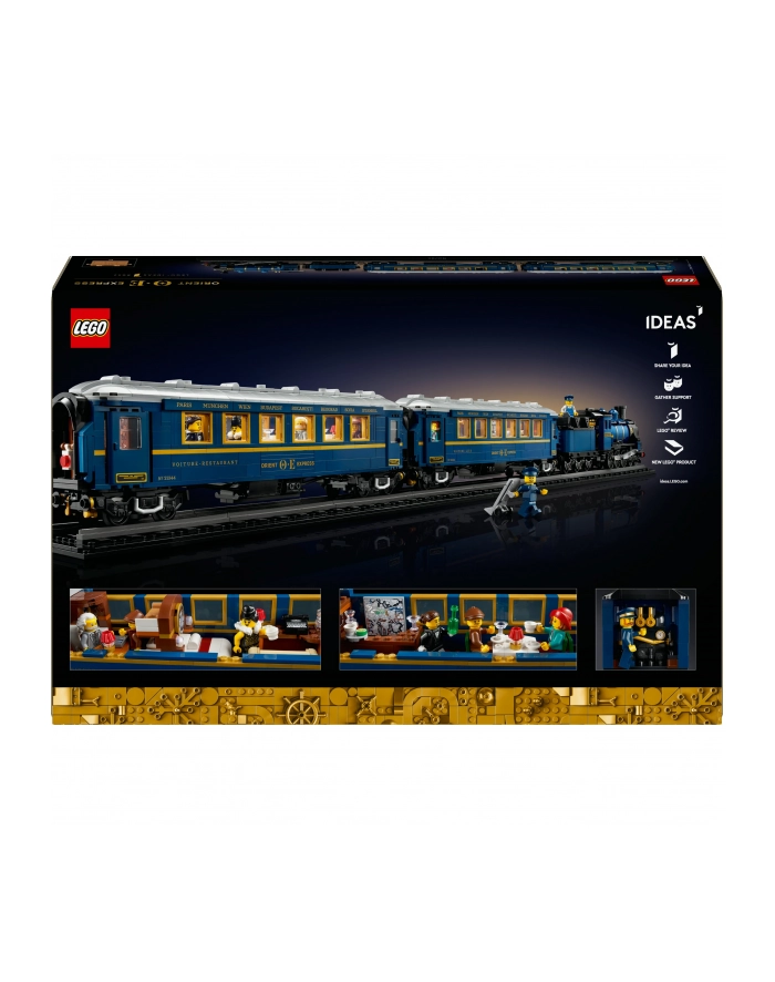 LEGO 21344 Ideas Pociąg Orient Express główny