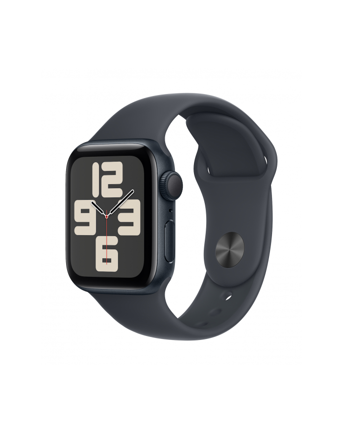 apple Watch SE GPS, koperta 40 mm z aluminium w kolorze północy z paskiem sportowy w kolorze północy - rozmiar S/M główny