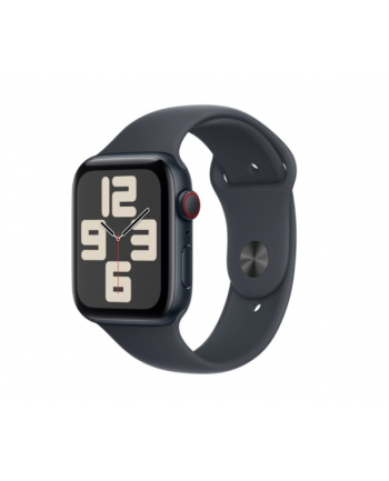 apple Watch SE GPS + Cellular, koperta 44 mm z aluminium w kolorze północy, pasek sportowy w kolorze północy - rozmiar M/L