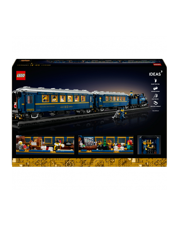 LEGO 21344 Ideas Pociąg Orient Express główny