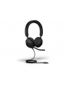 Słuchawki nauszne Jabra Evolve2 40 SE MS Stereo, USB-C, czarne - nr 5
