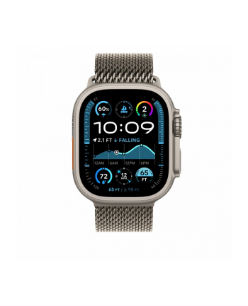 APPLE 49mm Natural Titanium Milanese Loop - Small