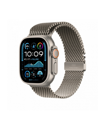 APPLE 49mm Natural Titanium Milanese Loop - Large