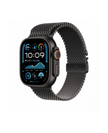 APPLE 49mm Black Titanium Milanese Loop - Small
