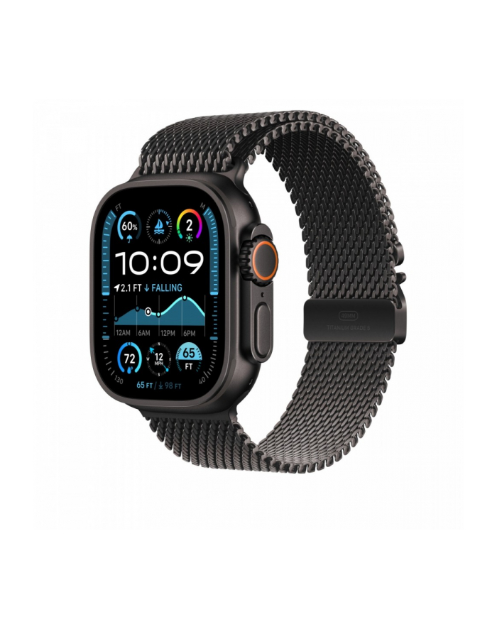 APPLE 49mm Black Titanium Milanese Loop - Small główny