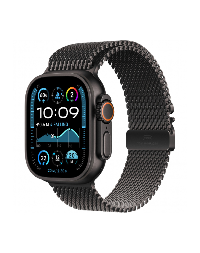APPLE 49mm Black Titanium Milanese Loop - Small główny
